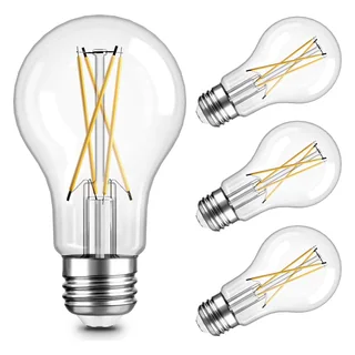 TJOY A19 Edison Filament LED Bulb, 60W Equivalent, 2700K