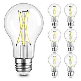 TJOY A19 Edison Filament LED Bulb, 60W Equivalent, 5000K