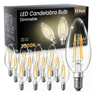 TJOY B11 Candelabra LED Bulb, 450 Lumens, 3000K