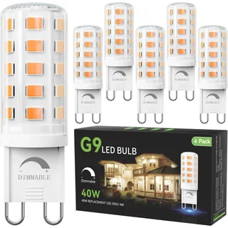 TJOY G9 Dimmable LED Bulb, 40W Equivalent, 2700K