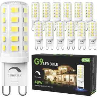TJOY G9 Dimmable LED Bulb, 40W Equivalent, 4000K