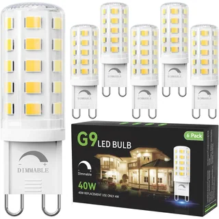 TJOY G9 Dimmable LED Bulb, 40W Equivalent, 5000K