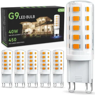 TJOY G9 LED Bulb, 40W Equivalent, 2700K